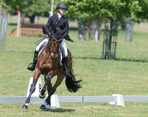 MEGAN HEATH (NZL) RIDING CAMELOT IN THE DRESSAGE PHASE OF THE CICO THREE STAR AT THE 2017 HOUGHTON INTERNATIONAL HORSE TRIALS