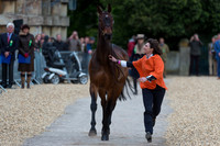Alice Naber-Lozeman (NL) and ACSI Harry Belafonte at the first Horse Inspection of the 2017 Mitsubishi Motors Badminton Horse Trials