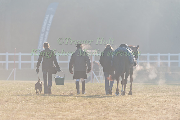 Benoit Malandain and Panaji de Seriphe after dressage