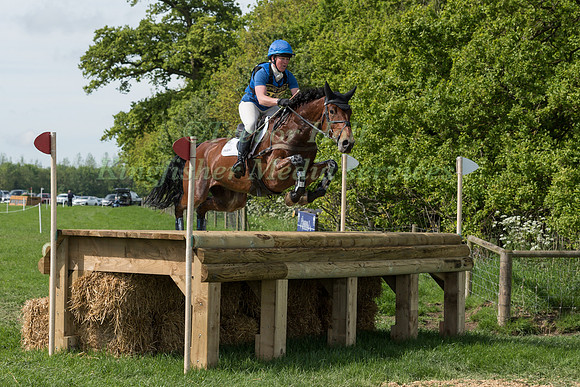 EMILIE CHANDLER  RIDING DENVER VI COMPETING IN THE CROSS COUNTRY PHASE OF THE  INTERMEDIATE  COMPETITION AT THE  2017 ROCKINGHAM CASTLE INTERNATIONAL HORSE TRIAL.