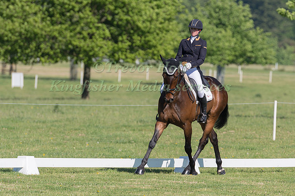 HANNAH BATE (GBR) RIDING BUCKLE END BERTIE IN THE DRESSAGE PHASE OF THE CICO THREE STAR AT THE 2017 HOUGHTON INTERNATIONAL HORSE TRIALS