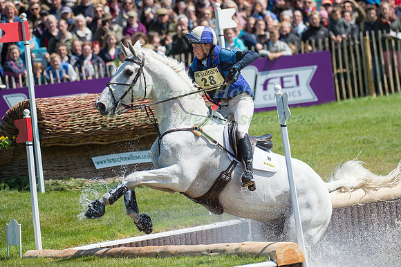 Louisa Milne Home (GBR) riding King Eider