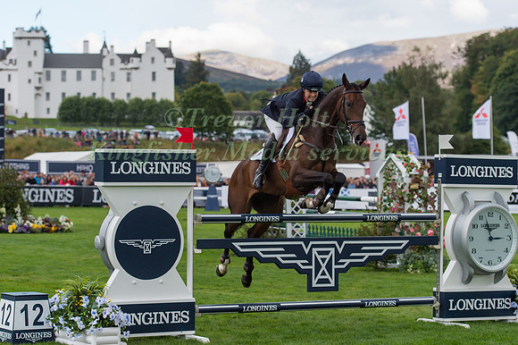 Pippa Funnell of Great Britain riding Sandman 7