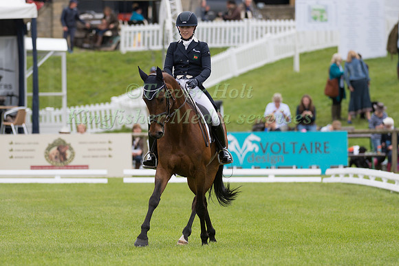 FRANKY REID-WARRILOW (GBR) AND DOLLEY WHISPER TAKING PART IN THE DRESSAGE PHASE OF THE  CIC THREE STAR COMPETITION AT THE 2017 EQUI-TREK BRAMHAM INTERNATIONAL HORSE TRIALS