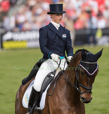 Dani Evans of Great Britain  riding Raphael II