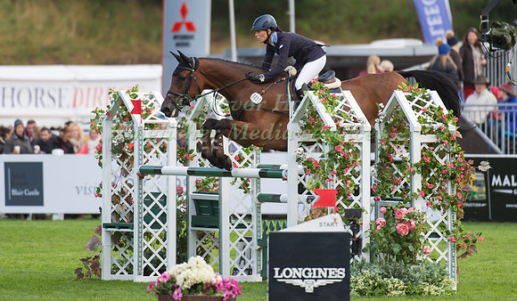 Louise Svensson-Jahde of Sweden riding Viva