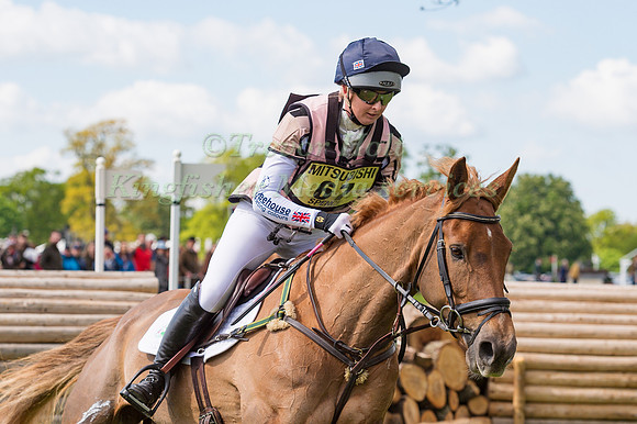 Georgie Spence (GBR) and  Halltown Harley