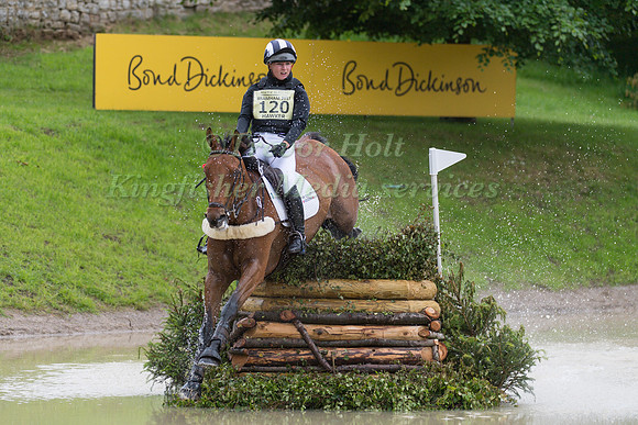 ALICIA HAWKER (GBR) AND CHARLES RR TAKING PART IN THE CROSS COUNTRY PHASE OF THE  UNDER 25s CCI THREE STAR COMPETITION AT THE 2017 EQUI-TREK BRAMHAM INTERNATIONAL HORSE TRIALS