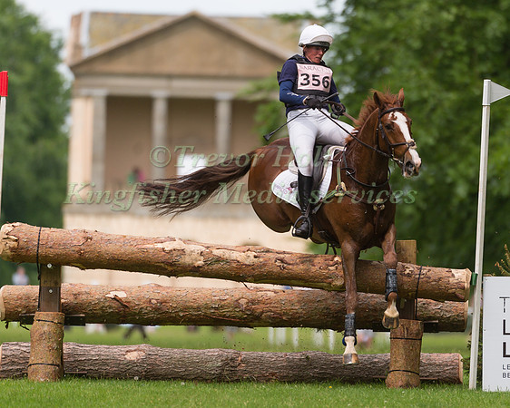 FLORA HARRIS (GBR) RIDING BILLY BANDIT TAKING PART IN THE CROSS COUNTRY PHASE OF THE CICO THREE STAR AT THE 2017 HOUGHTON INTERNATIONAL HORSE TRIALS