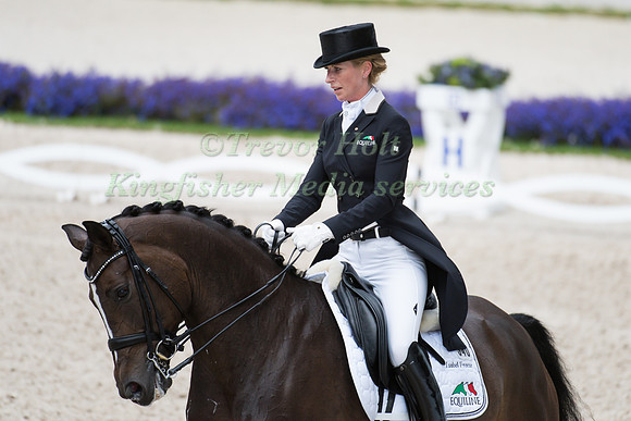 Isabel Freese (NOR) and Fuerst Levantino  taking part in the Prize of VUV - Vereinigte Unternehmerverbände Aachen Prix St. Georges CDI4*
