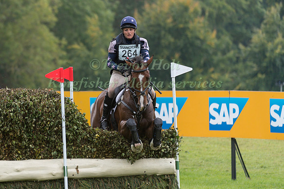 CHARLOTTE ROWE (GBR) RIDING THE EMERALD LILY