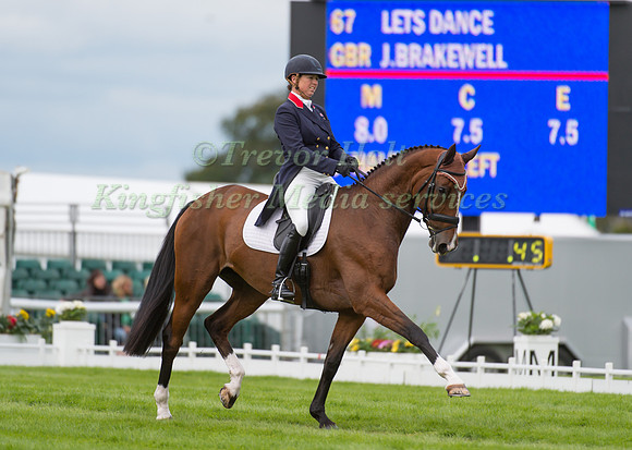 Jeanette Brakewell (GBR) and  Lets Dance