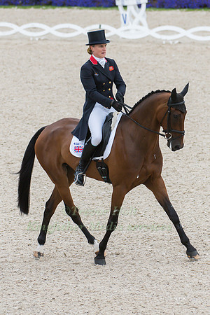Kristina Cook (GBR) and Calvino II