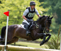 Tom D  Crisp (GBR) riding  Liberty And Glory