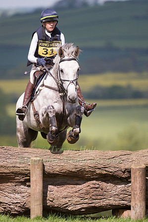 CHARLOTTE MASON (GBR) RIDING SHADES OF SILVER COMPETING IN THE CROSS COUNTRY PHASE OF THE  CIC ONE STAR COMPETITION AT THE  2017 ROCKINGHAM CASTLE INTERNATIONAL HORSE TRIAL.