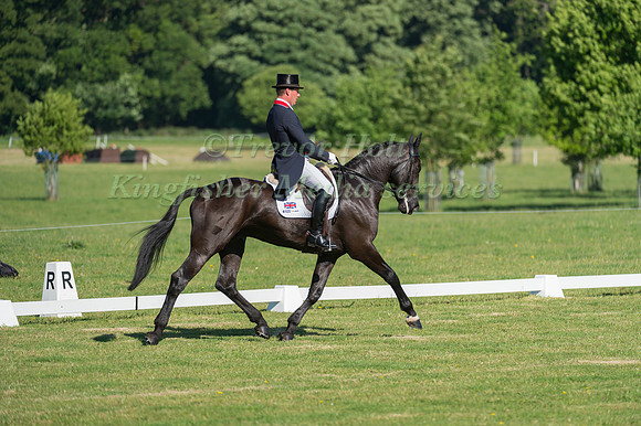 OLIVER TOWNEND (GBR) RIDING ARCTIC MOUSE IN THE DRESSAGE PHASE OF THE CICO THREE STAR AT THE 2017 HOUGHTON INTERNATIONAL HORSE TRIALS