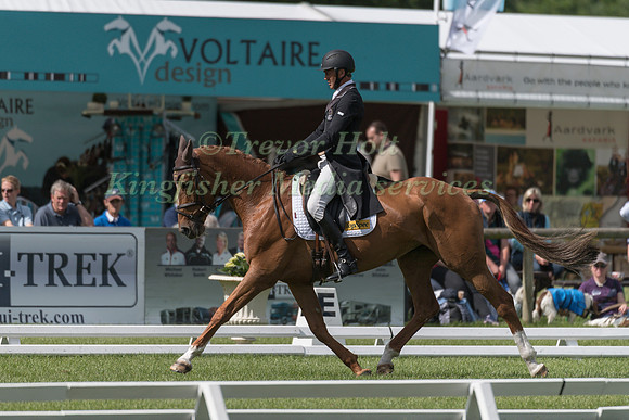 ANDREW  NICHOLSON (NZL) AND SWALLOW SPRINGS TAKING PART IN THE DRESSAGE PHASE OF THE  CIC THREE STAR COMPETITION AT THE 2017 EQUI-TREK BRAMHAM INTERNATIONAL HORSE TRIALS