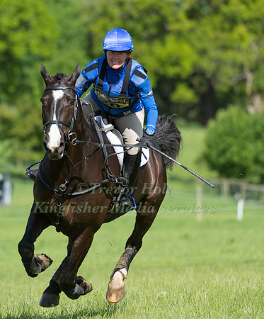 LYNNE ZIJLMANS (GBR) RIDING MR BLACK II COMPETING IN THE CROSS COUNTRY PHASE OF THE  CIC ONE STAR COMPETITION AT THE  2017 ROCKINGHAM CASTLE INTERNATIONAL HORSE TRIAL.