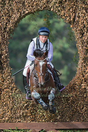 Gemma Tattersall of Great Britain riding  SHANNONDALE MEL