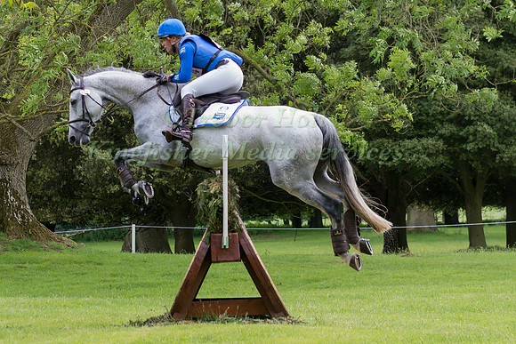 ELAINE PEN (NED) RIDING CHIVERS TAKING PART IN THE CROSS COUNTRY PHASE OF THE CICO THREE STAR AT THE 2017 HOUGHTON INTERNATIONAL HORSE TRIALS