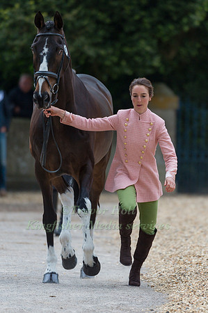 Becky Woolven (GBR) and Charlton Down Riverdance at the first Horse Inspection of the 2017 Mitsubishi Motors Badminton Horse Trials