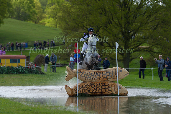PIPPA FUNNELL (GBR) RIDING  BILLY THE BIZ COMPETING IN THE CROSS COUNTRY PHASE OF THE  CIC THREE STAR COMPETITION AT THE  2017 DODSON AND HORRELL CHATSWORTH INTERNATIONAL HORSE TRIAL.