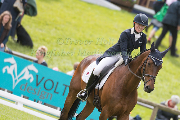 FRANKY REID-WARRILOW (GBR) AND DOLLEY WHISPER TAKING PART IN THE DRESSAGE PHASE OF THE  CIC THREE STAR COMPETITION AT THE 2017 EQUI-TREK BRAMHAM INTERNATIONAL HORSE TRIALS