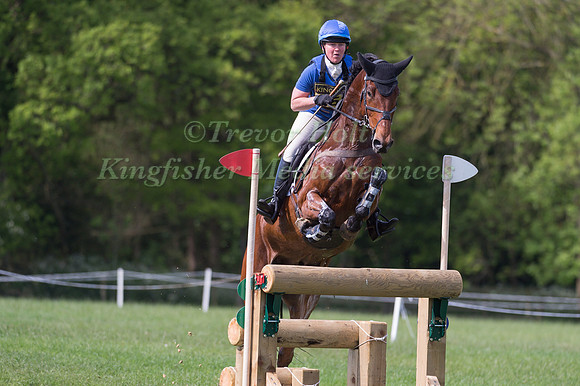 EMILIE CHANDLER  RIDING DENVER VI COMPETING IN THE CROSS COUNTRY PHASE OF THE  INTERMEDIATE  COMPETITION AT THE  2017 ROCKINGHAM CASTLE INTERNATIONAL HORSE TRIAL.