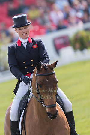 Zara Tindall of Great Britain  riding High Kingdom