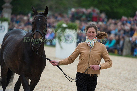 Beanie Sturgis (GBR) and Lebowski at the Final  Horse Inspection of the 2017 Mitsubishi Motors Badminton Horse Trials