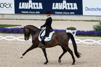Isabel Freese (NOR) and Fuerst Levantino  taking part in the Prize of VUV - Vereinigte Unternehmerverbände Aachen Prix St. Georges CDI4*