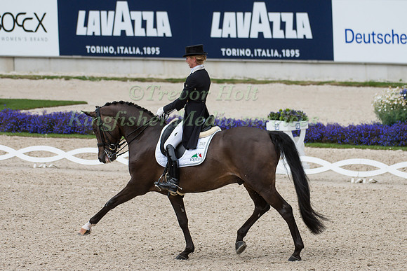 Isabel Freese (NOR) and Fuerst Levantino  taking part in the Prize of VUV - Vereinigte Unternehmerverbände Aachen Prix St. Georges CDI4*