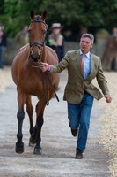 Andrew Nicholson (NZL) and Qwanza at the first Horse Inspection of the 2017 Mitsubishi Motors Badminton Horse Trials