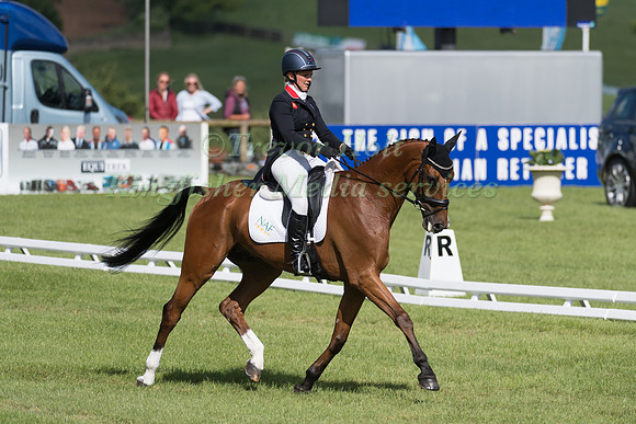 GEMMA TATTERSALL (GBR) AND PAMERO 4 TAKING PART IN THE DRESSAGE PHASE OF THE  CIC THREE STAR COMPETITION AT THE 2017 EQUI-TREK BRAMHAM INTERNATIONAL HORSE TRIALS