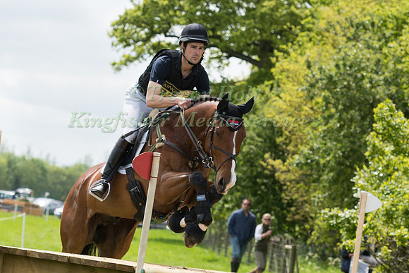 GIOVANNI  UGOLOTTI (ITA) RIDING DUKE OF CHAMPION COMPETING IN THE CROSS COUNTRY PHASE OF THE  INTERMEDIATE  COMPETITION AT THE  2017 ROCKINGHAM CASTLE INTERNATIONAL HORSE TRIAL.