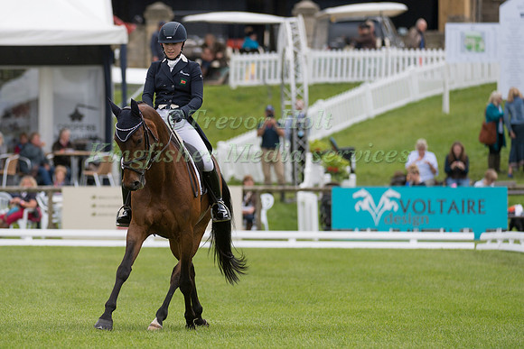 FRANKY REID-WARRILOW (GBR) AND DOLLEY WHISPER TAKING PART IN THE DRESSAGE PHASE OF THE  CIC THREE STAR COMPETITION AT THE 2017 EQUI-TREK BRAMHAM INTERNATIONAL HORSE TRIALS