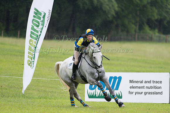 TYLER CASSELLS (GBR) AND MACHISMO STAR TAKING PART IN THE CROSS COUNTRY PHASE OF THE  CCI THREE STAR COMPETITION AT THE 2017 EQUI-TREK BRAMHAM INTERNATIONAL HORSE TRIALS