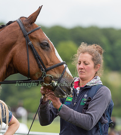 LYNN SWIFT AND ONE TWO MANY AFTER THE DRESSAGE