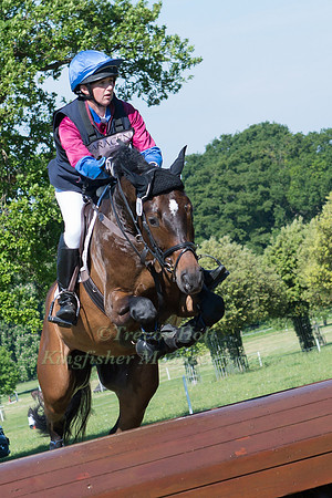 HANNAH BATE (GBR) RIDING CALL ME BON JOVI  IN THE CROSS COUNTRY PHASE OF THE CCI ONE STAR AT THE 2017 HOUGHTON INTERNATIONAL HORSE TRIALS