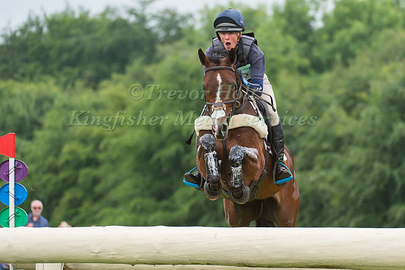 Flora Harris (GBR) riding Bayano