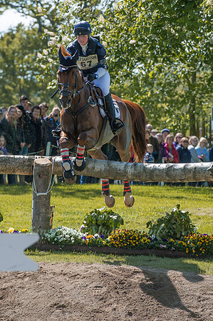 Emily Llewellyn (GBR) riding Greenlawn Sky High