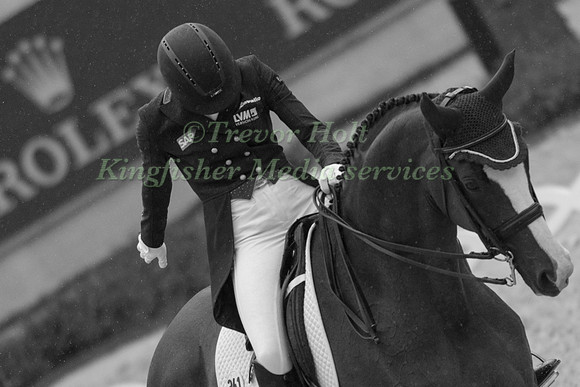 Ingrid Klimke (GER) and Geraldine 189  taking part in the Prize of VUV - Vereinigte Unternehmerverbände Aachen Prix St. Georges CDI4*