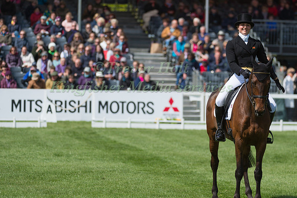 Danielle Dunn (GBR) riding Zocarla BLH in the Dressage phase  of  the 2017 Mitsubishi Motors  Badminton Horse Trials