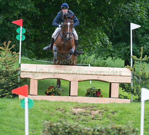 RICHARD SKELT (GBR) AND MEERLUST LADY TAKING PART IN THE CROSS COUNTRY PHASE OF THE  CIC THREE STAR COMPETITION AT THE 2017 EQUI-TREK BRAMHAM INTERNATIONAL HORSE TRIALS