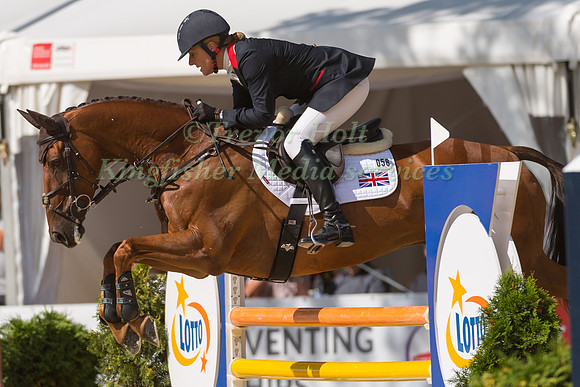 KRISTINA COOK (GBR) AND BILLY THE RED