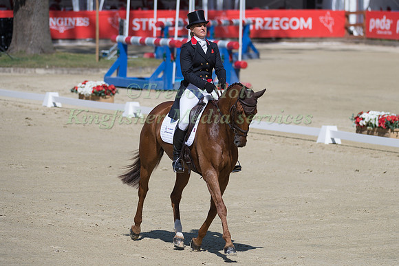 KRISTINA COOK (GBR) AND BILLY THE RED