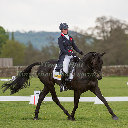 NICOLA WILSON (GBR) RIDING  ANNIE CLOVER COMPETING IN THE  DRESSAGE PHASE OF THE  CIC THREE STAR COMPETITION AT THE  2017 DODSON AND HORRELL  CHATSWORTH INTERNATIONAL HORSE TRIAL.