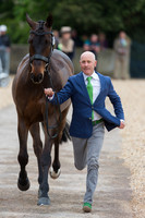 Andrew Hoy (AUS) and Rutherglen at the first Horse Inspection of the 2017 Mitsubishi Motors Badminton Horse Trials