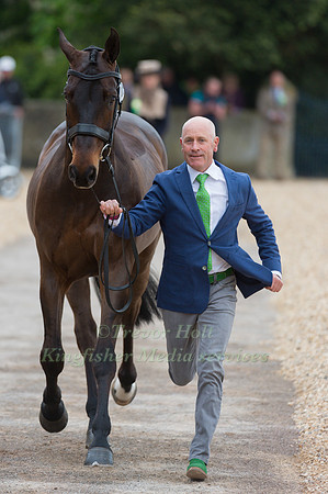Andrew Hoy (AUS) and Rutherglen at the first Horse Inspection of the 2017 Mitsubishi Motors Badminton Horse Trials