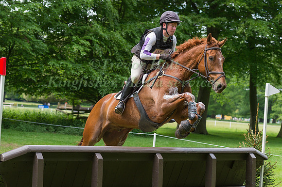 GEORGE HILTON-JONES (GBR) RIDING SRS WORLDWIDE TAKING PART IN THE CROSS COUNTRY PHASE OF THE CICO THREE STAR AT THE 2017 HOUGHTON INTERNATIONAL HORSE TRIALS